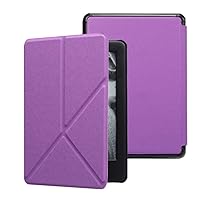 for Kindle Paperwhite Smart Case for Amazon Kindle Paperwhite 5 11Th Generation 6.8 Inch Signature Edition Cover Pu Sleeve,Purple