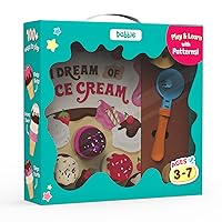 Ice-Cream Wonderland! Dream of Ice Cream Cooking Fun: 100+ Ways to Play with Flavors, Cones, Toppings, and an Ice-Cream Shop! Plus, Solve 25+ Sequence-Based Puzzles Birthday Gifts for Kids
