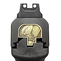 Milspin Slide Back Plate Compatible with Smith and Wesson M&P M2.0 Full Size and Compact and M&P Standard Full Size and Compact | Deep Engraved | Veteran Made in USA