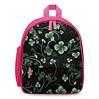 Four Leaf Clover Cute Printed Backpack Lightweight Travel Bag for Camping Shopping Picnic