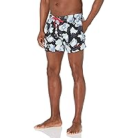 HUGO Men's Standard Floral Design Swim Trunk