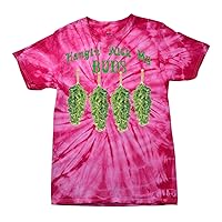 Marijuana T-Shirt Hangin' with My Buds Weed Pot Smoke 420 Party High Mary Jane Vape Vaping Joint
