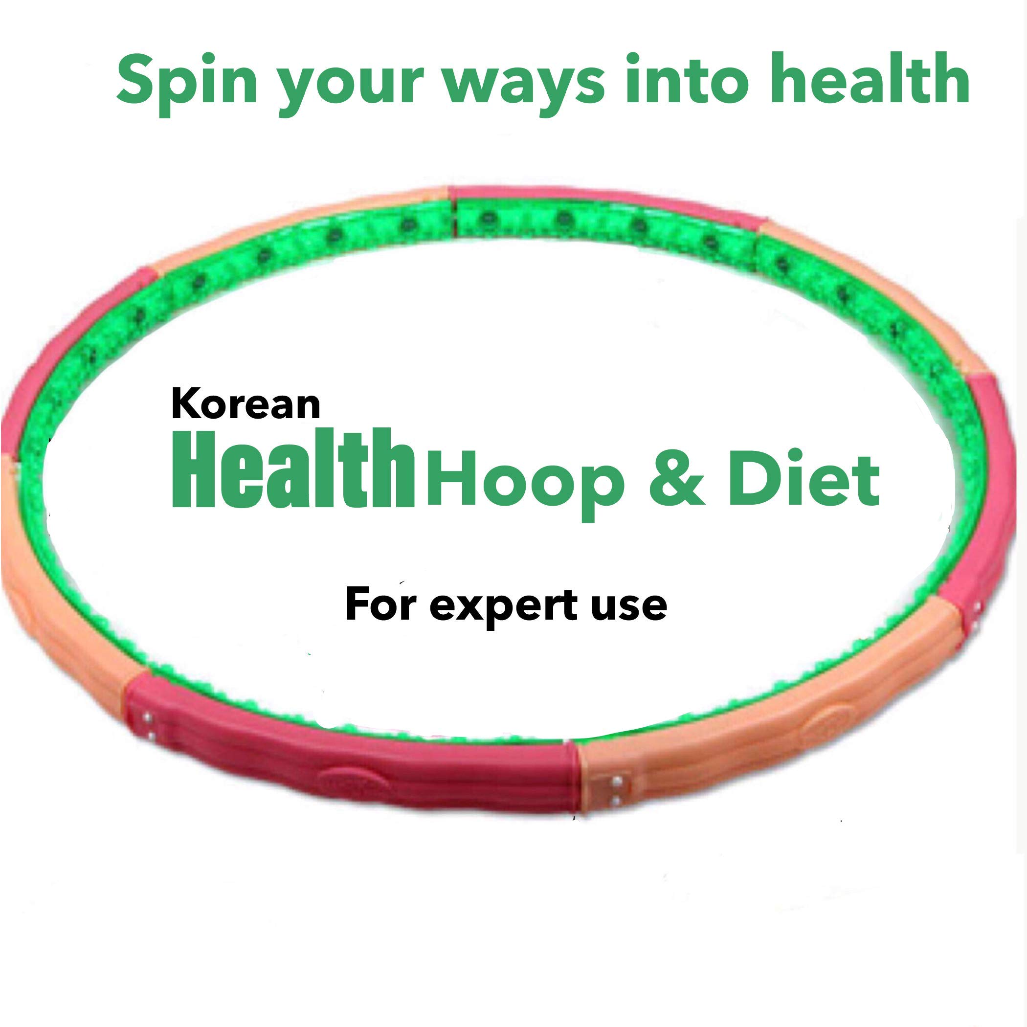Health Hoop - Weighted Hoop 6.84lb (3.1kg) Exercise,Fitness Advance for Expert