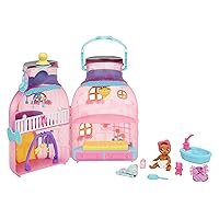 Surprise Bottle House Playset with Exclusive Doll - Discover 20+ Surprises, 2 Levels of Play, 6 Rooms to Explore, for Kids Ages 3 and Up