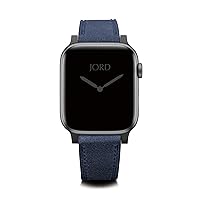JORD Compatible Apple Watch Band 38mm 41mm 42mm 40mm 44mm 45mm, Leather, Wrist Watch Strap Compatible iWatch Series 8/7/6/5/4/3/2/1