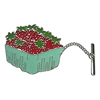 Bunch of Strawberry Fruit Tie Tack
