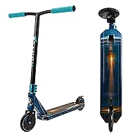 Lightweight Kick Stunt Scooter-Lab Tested Safety Certified Street Freestyle Trick Scooter with Alloy Deck, High Impact Wheels, ABEC-9 Bearing, HIC System - for Kids & Teens (Gravity in Space)