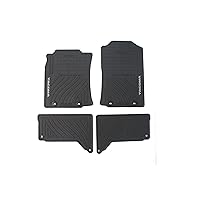 Toyota Genuine Accessories PT908-35126-20 Front and Rear All-Weather Floor Mat - (Black), Set of 4