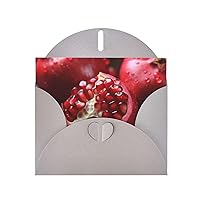 Birthday Cards Pomegranate fruit Printed Blank Cards Greeting Card With Envelopes Funny Thank You Card For All Occasions Wedding