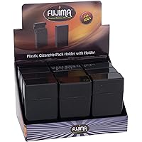 Divided Black Cigarette Strong Box - 100's (12)