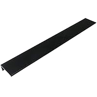 Laurey 96520-12 Inch Overall Edge Pull for Cabinet Doors and Drawer Fronts - Matte Black
