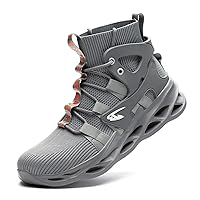 Mens Steel Toe Shoes Lightweight Safety Shoes Comfortable Steel Toe Sneakers Warehouse Industry Work Shoes