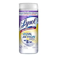 Dual Action, Disinfecting Wipes, Citrus, Blue 35Ct