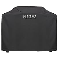 Everdure by Heston Blumenthal Furnace Freestanding Gas Grill Long Cover, Durable Straps, Waterproof Lining and 4 Season Protection, Black