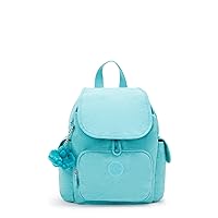 Kipling Women's City Pack Mini Backpack, Lightweight Versatile Daypack, Durable and Water-Resistant, Deepest Aqua, 10.75''L x 11.5''H x 5.5''D