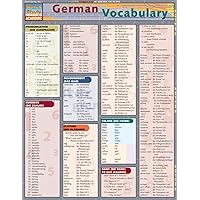 German Vocabulary (Quickstudy Reference Guides - Academic) German Vocabulary (Quickstudy Reference Guides - Academic) Pamphlet Cards
