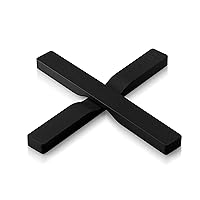 EVA SOLO | 2 Magnetic Trivets | Silicone-Coated Nylon with Built-in Magnets | Dishwasher-Safe | Placed Either Crossways or Divided in 2 | Danish Design, Functionality & Quality | Black