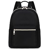 Bluboon Girls Mini Backpack Women Small Backpack Purse Teens Cute Casual School Bookbag(Black)