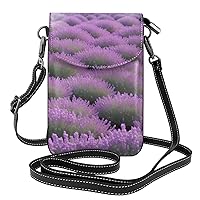 Narcissus Flowers Print Crossbody Mini Phone Bag For Women,Fashionable Cute Pu Splashproof Phone Bag,With Card Slot