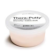 2014 Lumex Thera-Putty for Exercise and Hand Therapy, Occupational and Physical Stress Exercise Tools, Extra-Soft, Tan, 4 oz