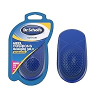 Dr. Scholl's Heel Cushions with Massaging Gel Advanced // All-Day Shock Absorption and Cushioning to Relieve Heel Discomfort (for Men's 8-13, Also Available for Women's 6-10)