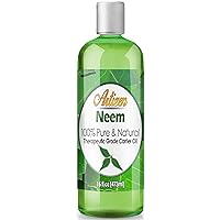 Neem Oil (Bulk 16oz) for Plants Spray, Essential Oils, Leaf Polish, Hair Care, Massage Oil, Nails, Cold Pressed