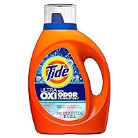 Tide Ultra OXI with Odor Eliminators Liquid Laundry Detergent, For Visible and Invisible Dirt, 84 fl oz, 59 Loads