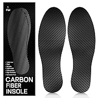 Carbon Fiber Insole for Turf Toe, Foot Fracture, Arthritis, Hallux Rigidus Limitus, Morton’s Toe, Rigid Shoe Insert for Broken Toe Injury Recovery, 1 Pair 275 mm for Men/Women