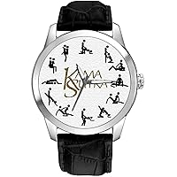 The Kamasutra - Amusing Sexual Positions Collage Art Collectible Graphic Art Solid Brass Wrist Watch