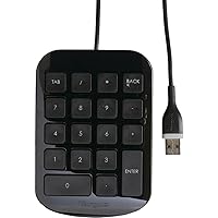 Targus - Numeric Keypad with USB Connection - Plug and Play Device - Connect with Laptop, Desktop and Electronic USB-A Devices - AKP1OUS