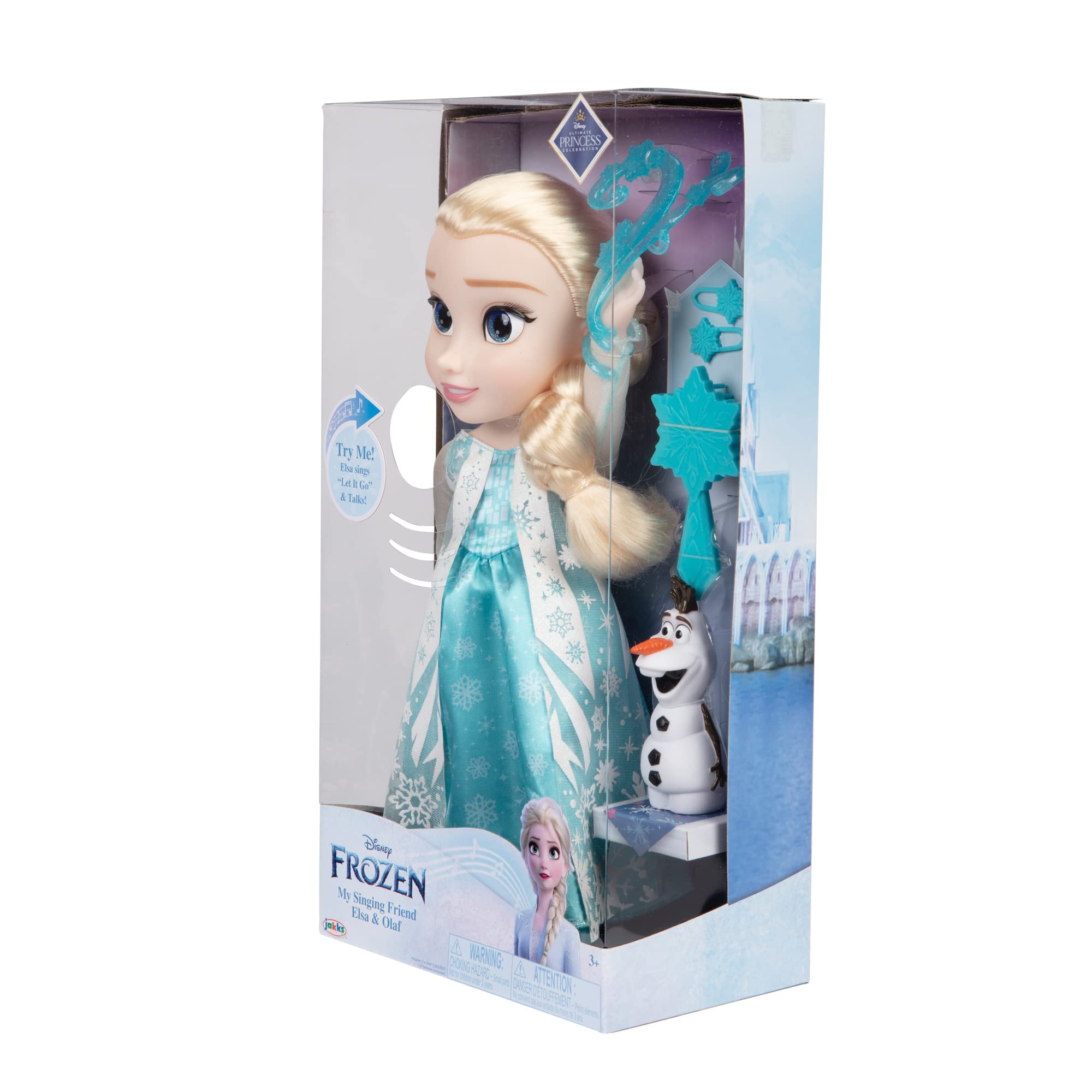 Diuspeed Elsa Doll Classic My Singing Friend Elsa Doll & Olaf Figure