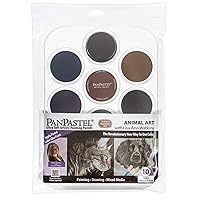 PanPastel 30084 Lisa Ann Watkins 10 Color Ultra Soft Artist Pastel Animal Art Kit w/Sofft Tools & Palette