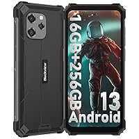 [2023NEW] Blackview BV8900Pro Toughness Smartphone, SIM Free, Gaming Smartphone Body, 16 GB + 256 GB, 2 TB, Expansion, 10,000 mAh, Large Capacity Battery, 33W Fast Charging, 120HZ 2.4K Display, 6.5