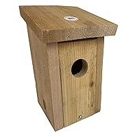BW-B2: Wooden Bluebird Nesting Box – Made in The USA