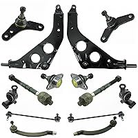 TRQ 14pc Steering Suspension Kit Control Arms Ball Joints Tie Rods for Mini Cooper