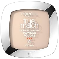 L'Oreal Paris True Match Super Blendable Oil Free Foundation Powder, N1 Light, 0.33 oz, Packaging May Vary