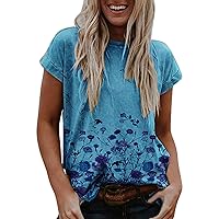 Womens Summer T Shirts Short Sleeve Tunic Strappy Cold Shoulder Tops Shirts for Women Shirts for Women