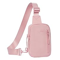 Small Sling Bag for Women Men, Nylon Cross Body Bag with Adjustable Strap, Lightweight Chest Bag for Travel Hiking