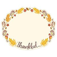 Amscan Thanksgiving Die Cut Paper Placemats - 12.63