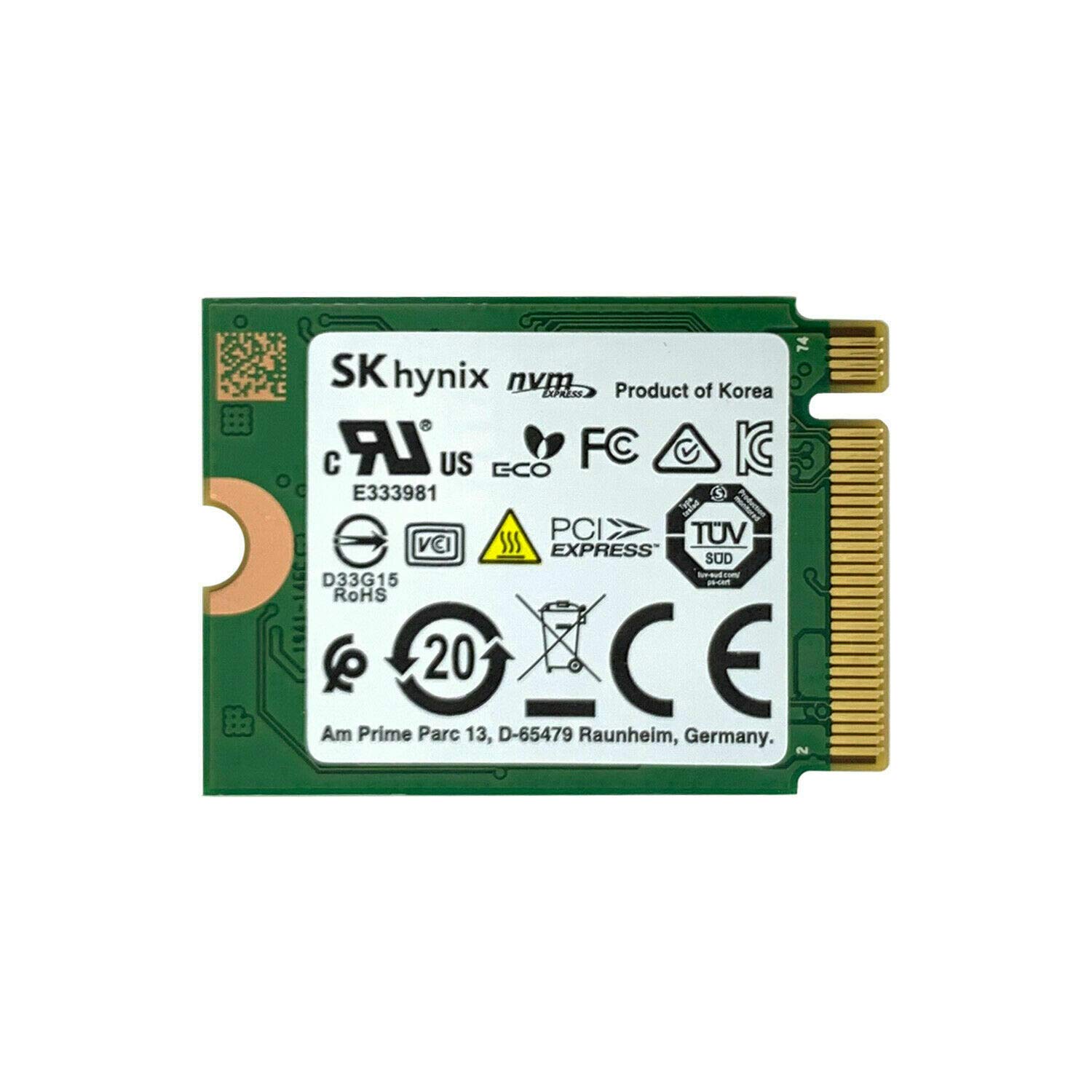 66 SkHynix 256GB PCIe NVMe 2230 SSD (HFM256GDGTINI) (OEM)