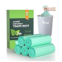 Small Compost Bags 3 Gallon 125 Packs,AYOTEE Compostable Trash Bags 3 Gallon, Small Biodegradable Trash Bags, Compost Bags For Countertop Bin,3 Gallon Compostable Bags Fit Compost Bin Bags