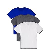 Fruit of the Loom Boys' Tag-Free Cotton Tees (Assorted Color Multipacks)