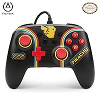 PowerA Enhanced Wired Controller for Nintendo Switch - Pokémon: Pikachu Arcade