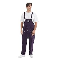 Men's Bib Overall Workwear Coveralls Corduroy Jumpsuit Streetwear Purple Working pants Romper Overalls for men