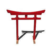 Miniature Red Japanese Shinto Torii Gate, 26-Inch