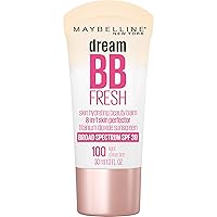 Dream Fresh Skin Hydrating BB cream, 8-in-1 Skin Perfecting Beauty Balm with Broad Spectrum SPF 30, Sheer Tint Coverage, Oil-Free, Light, 1 Fl Oz
