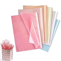 60 Sheets Multicolor Tissue Paper, Pearlescent Shimmer DIY Tissue Papers Stylish,Wrapping Tissue Paper Bulk for Craft Floral Birthday Party Festival Gift Bags Tissue Recyclable