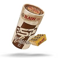 RAW Metal Ashtray - Gold + RAW Organic 1 1/4 Pre Rolled Cones - 100 Pack