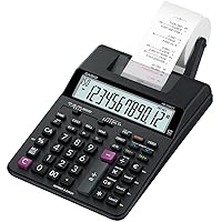 Casio HR-150RCE-WA-EC Printing Desktop Calculator, Black