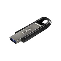 SanDisk 64GB Extreme Go USB 3.2 Type-A Flash Drive - SDCZ810-064G-G46, Metallic Bronze/Gloss Black